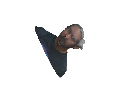 A bust of myself with a hole instead of hair